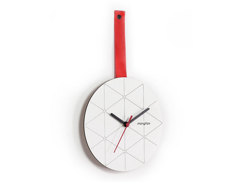 Minuet Wall Clock in Black - 760-MIN-MT192101