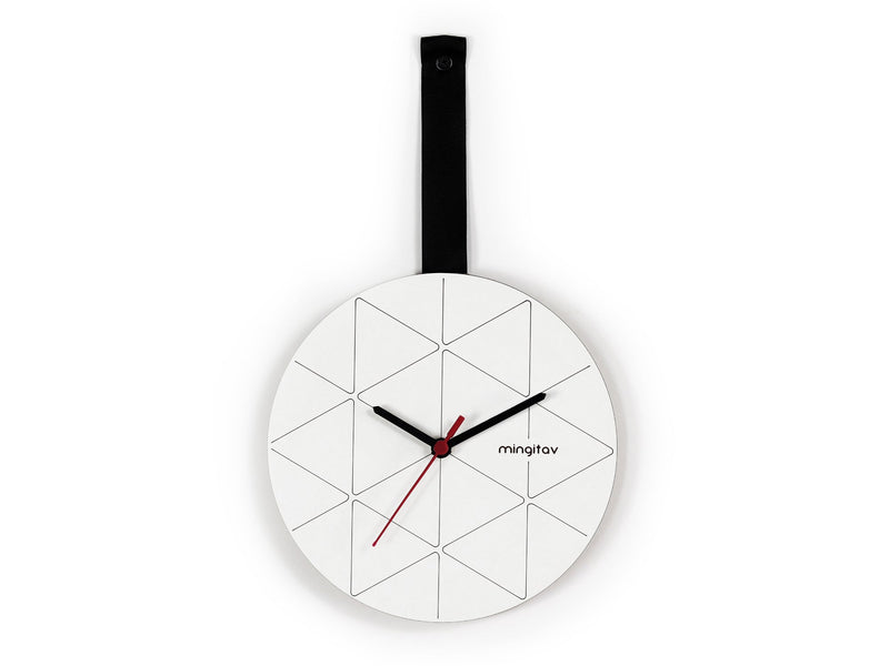 Minuet Wall Clock in Black - 760-MIN-MT192101