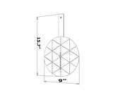Minuet Wall Clock in Black - 760-MIN-MT192101