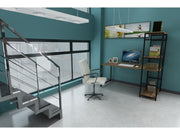 Mira Study Desk in White - 790-MIR-SD-WH