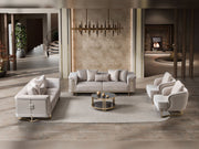 Mirage 3-pieces (Sofa & Loveseat & Chair) Livingroom Set - Bronze - 200-ST-MIR-EMK 774-V1-BRO-321
