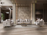 Mirage 3-pieces (Sofa & Loveseat & Chair) Livingroom Set - Bronze - 200-ST-MIR-EMK 774-V1-BRO-321