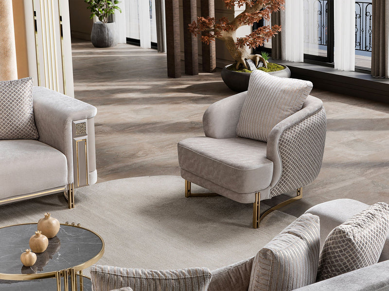 Mirage Chair - Gold - 200-ST-MIR-KENZO20-GOL-B