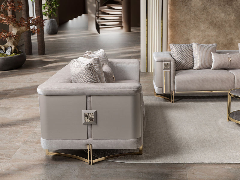 Mirage Stationary Loveseat - Bronze - 200-ST-MIR-EMK 774-V1-BRO-2