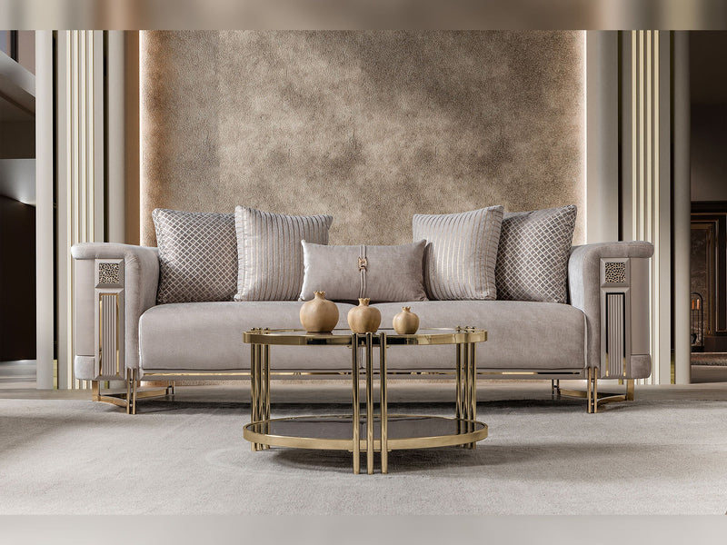 Mirage Stationary Sofa - Bronze - 200-ST-MIR-EMK 774-V1-BRO-3
