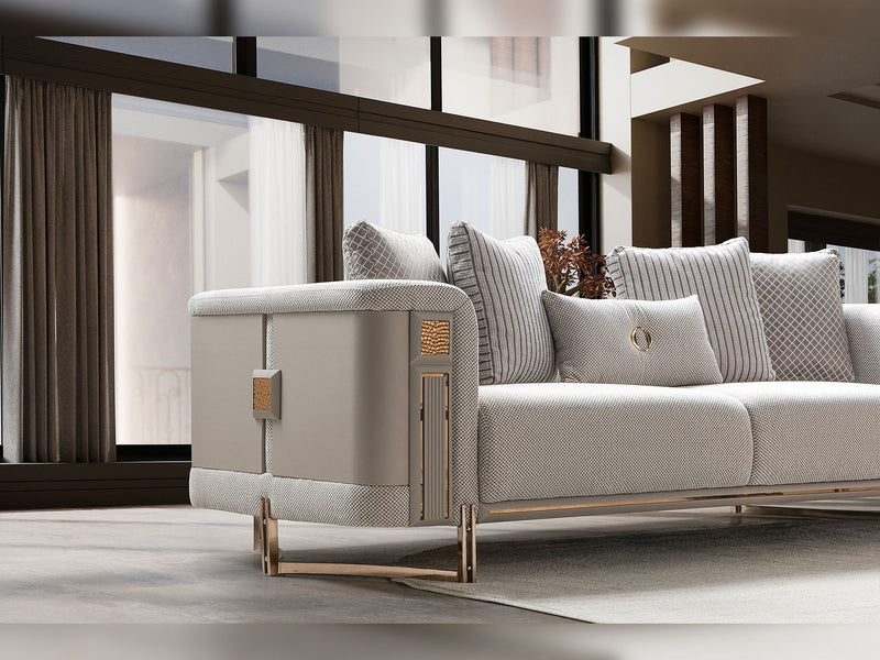 Mirage Stationary Sofa - Bronze - 200-ST-MIR-EMK 774-V1-BRO-3