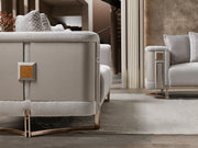 Mirage Stationary Sofa - Gold - 200-ST-MIR-KENZO20-GOL-3