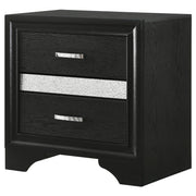 Miranda 3-drawer Nightstand Bedside Table Black - 206362