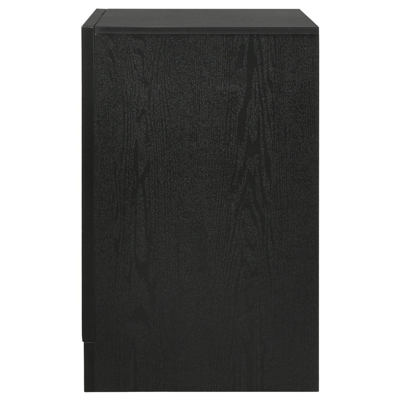 Miranda 3-drawer Nightstand Bedside Table Black - 206362