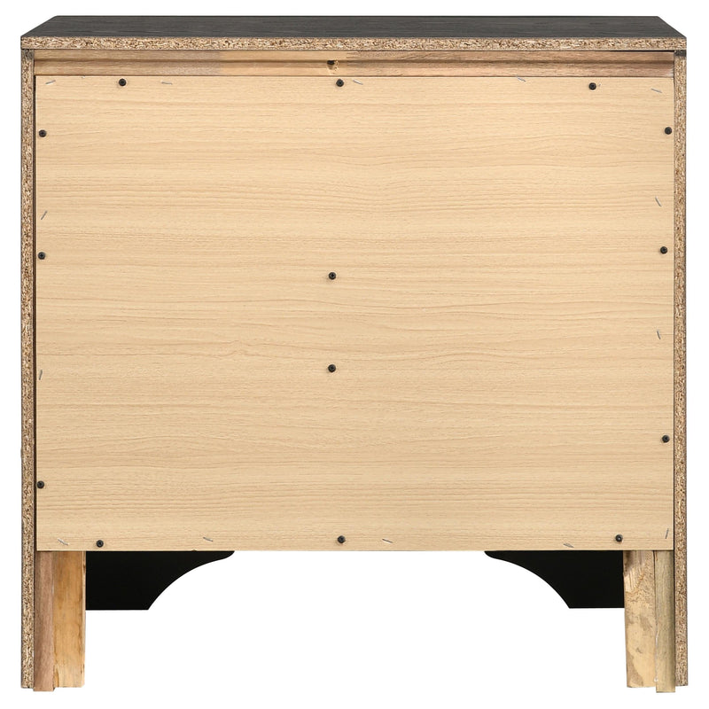 Miranda 3-drawer Nightstand Bedside Table Black - 206362