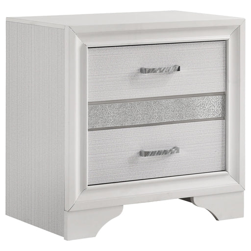 Miranda 3-drawer Nightstand Bedside Table White - 205112