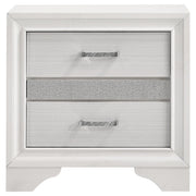 Miranda 3-drawer Nightstand Bedside Table White - 205112