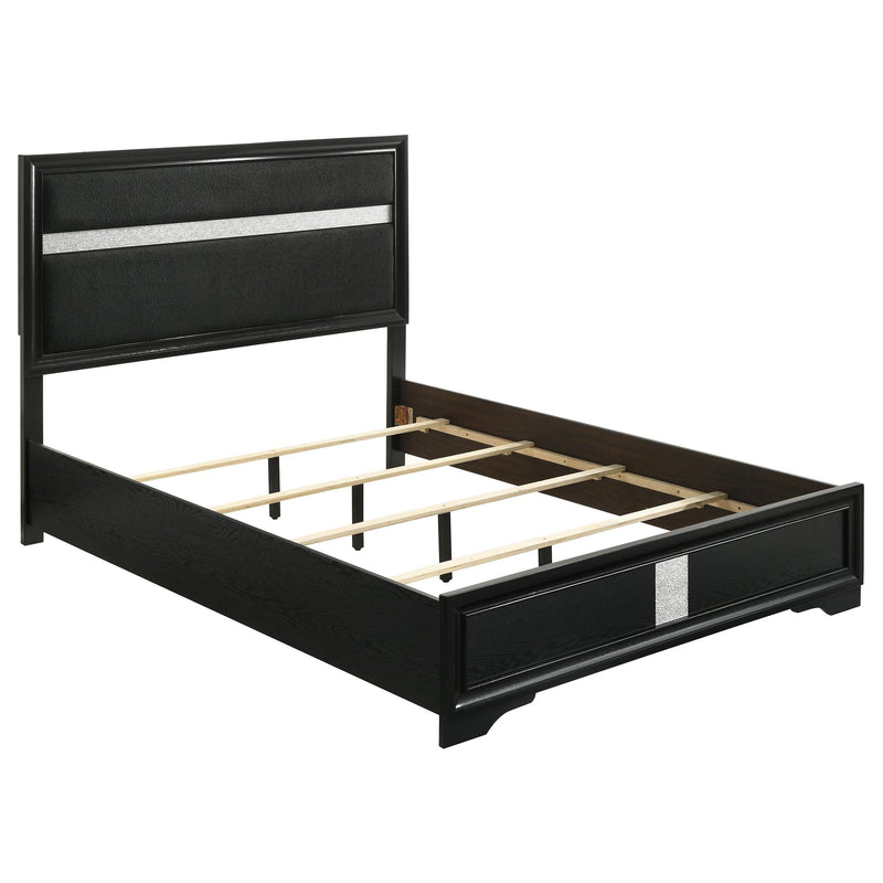 Miranda 4-piece California King Bedroom Set Black - 206360KW-S4