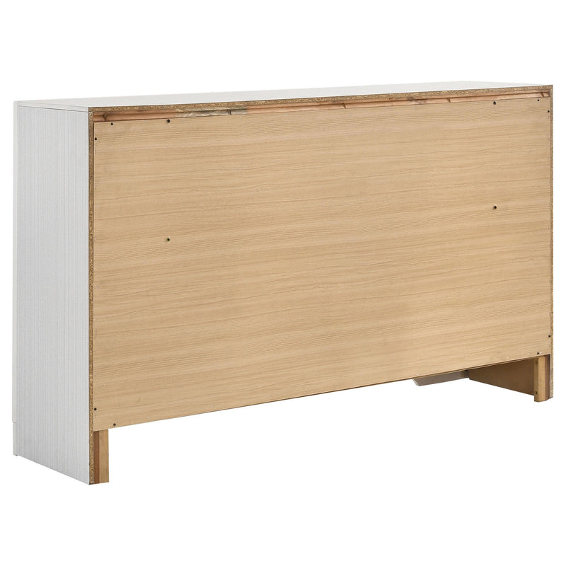 Miranda 4-piece California King Bedroom Set White - 205110KW-S4