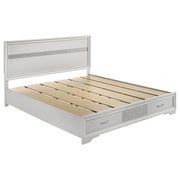 Miranda 4-piece California King Bedroom Set White - 205111KW-S4