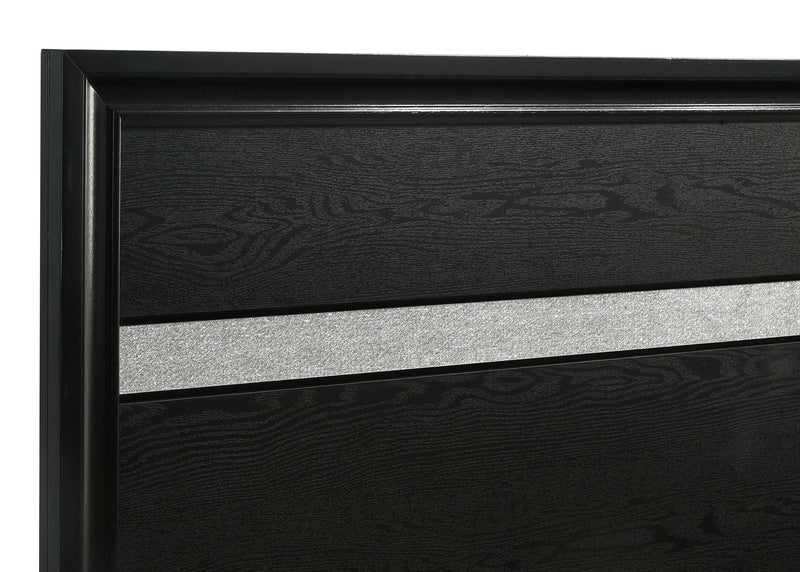 Miranda 4-piece Eastern King Bedroom Set Black - 206361KE-S4