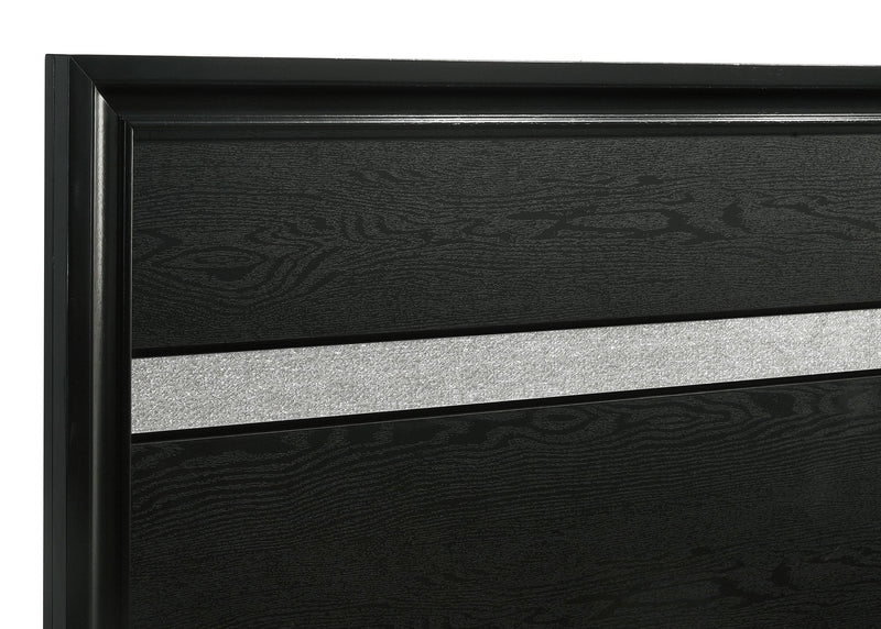 Miranda 4-piece Full Bedroom Set Black - 206361F-S4