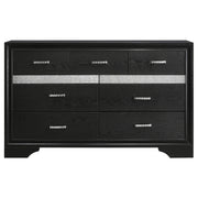Miranda 4-piece Full Bedroom Set Black - 206361F-S4