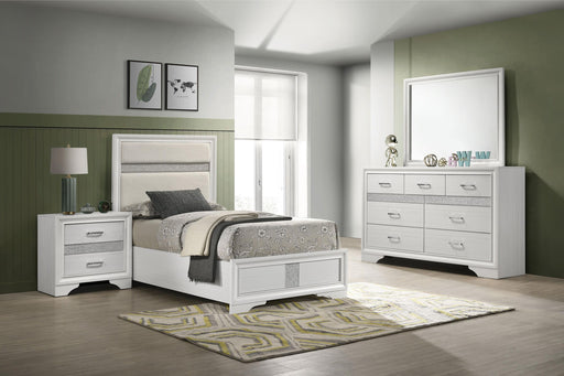 Miranda 4-piece Twin Bedroom Set White - 205110T-S4