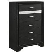 Miranda 5-piece California King Bedroom Set Black - 206361KW-S5