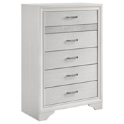 Miranda 5-piece California King Bedroom Set White - 205110KW-S5