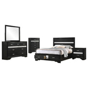 Miranda 5-piece Full Bedroom Set Black - 206361F-S5