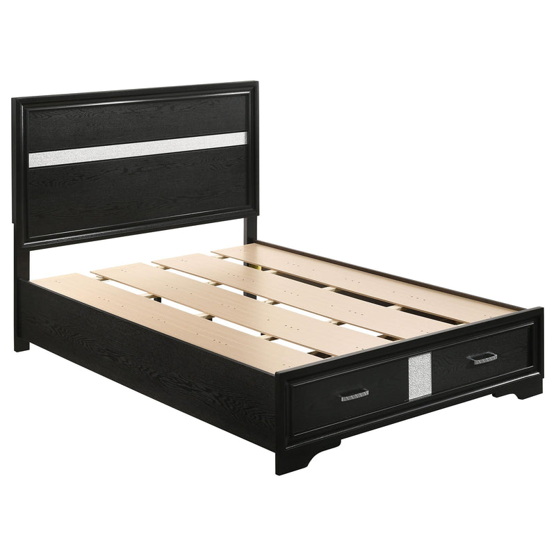 Miranda 5-piece Full Bedroom Set Black - 206361F-S5