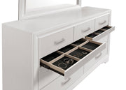 Miranda 5-piece Full Bedroom Set White - 205111F-S5
