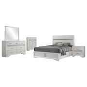 Miranda 5-piece Queen Bedroom Set White - 205110Q-S5