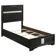Miranda 5-piece Twin Bedroom Set Black - 206360T-S5