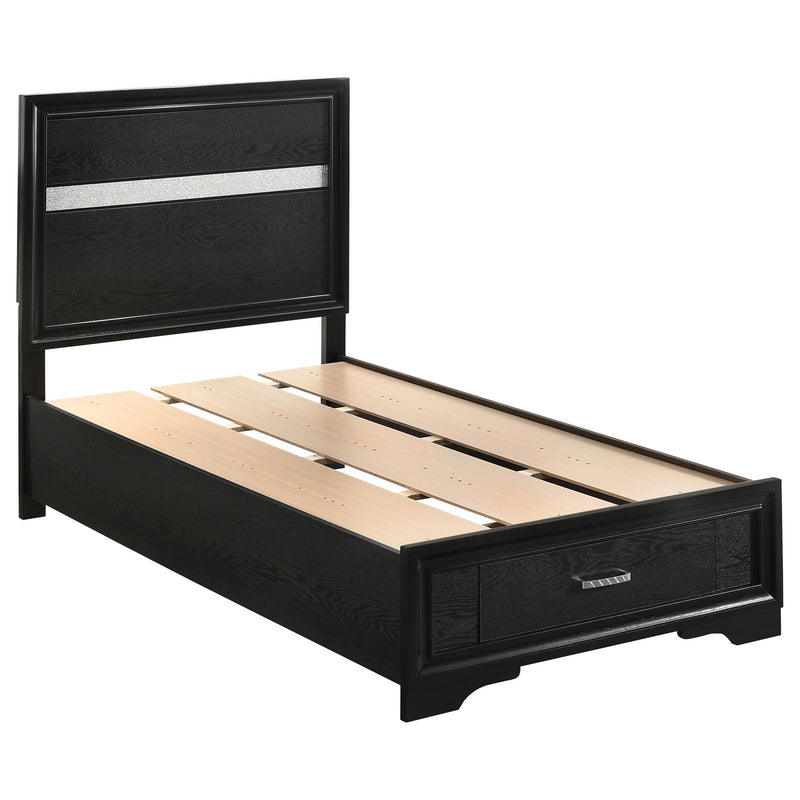 Miranda 5-piece Twin Bedroom Set Black - 206361T-S5