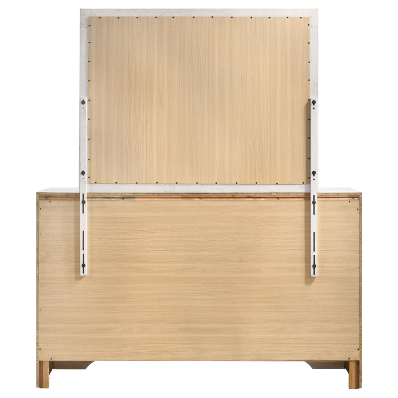 Miranda 7-drawer Dresser with Mirror White - 205113M