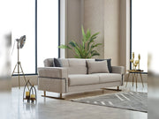 Miranda Convertible Sofa in Beige - 200-SIM-MIR-GIRNE04-3