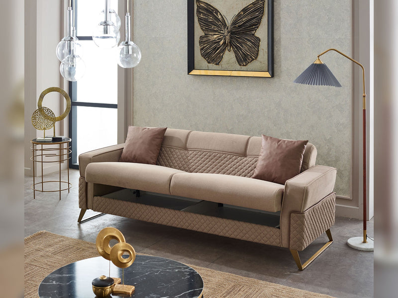 Miranda Convertible Sofa in Grey - 200-SIM-MIR-GIRNE02-3