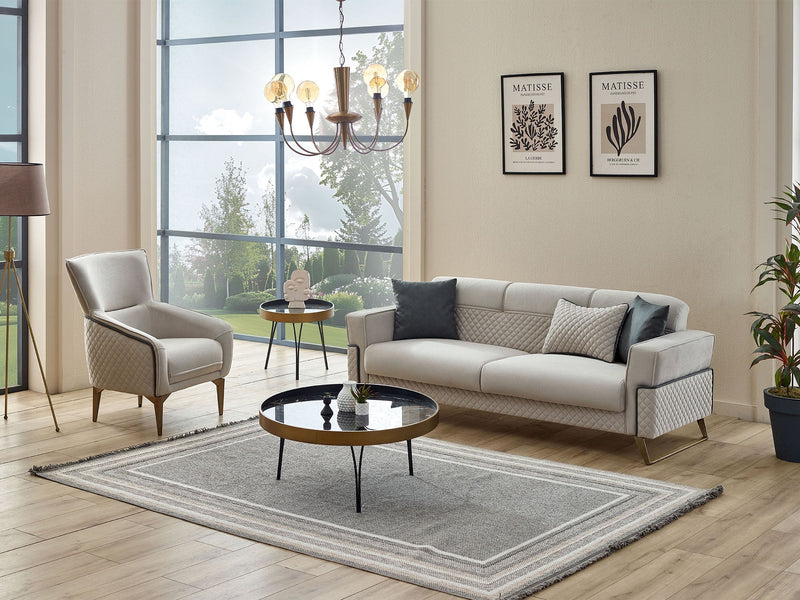 Miranda Convertible Sofa in Grey - 200-SIM-MIR-GIRNE02-3