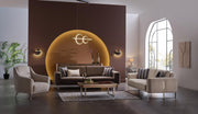 Mirante 3 Seat Sleeper (Beatto Cream) 4 Pieces - DMV FurnitureSleeper Sofa