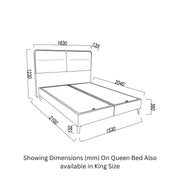 Mirante Cream/Walnut Storage Bedroom Set - DMV FurnitureBedroom Set