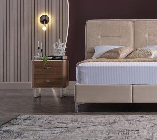 Mirante Nightstand (Walnut) - DMV FurnitureNightstand
