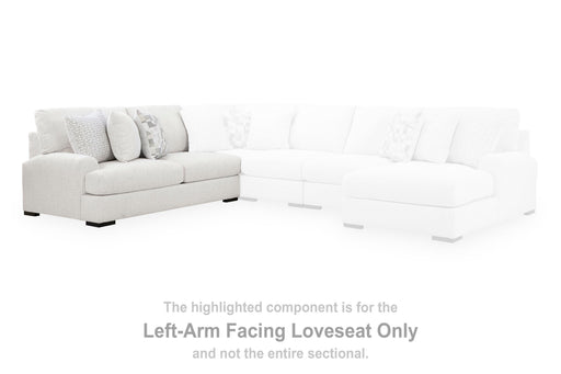Misty-Lakes Chalk Left-Arm Facing Loveseat - PC6690655