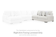 Misty-Lakes Chalk Right-Arm Facing Loveseat - PC6690656