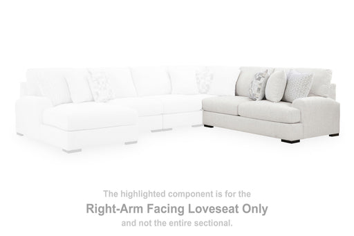 Misty-Lakes Chalk Right-Arm Facing Loveseat - PC6690656