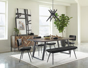 Misty Leather Upholstered Dining Chair Espresso (Set of 2) - 110652