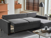 Mocca S Sectional (Zigana Gray) - 20MCS5K00400004