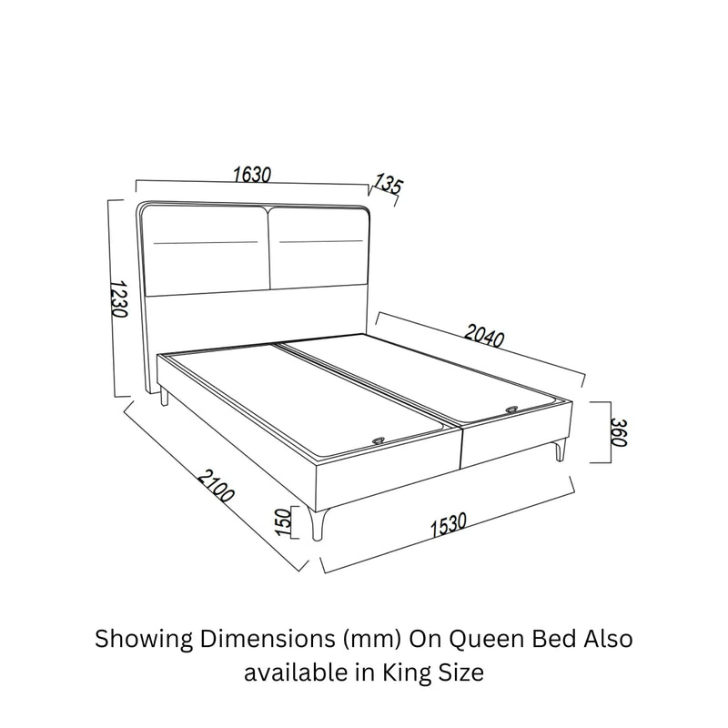 Mirante Cream Queen Lift Storage Bed from Bellona - DMV Furniture