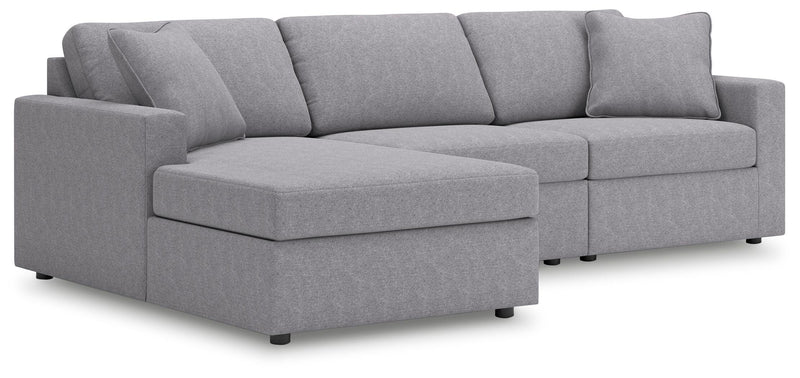 Modmax Granite 3-Piece Sectional Sofa Storage Chaise - 92104S78