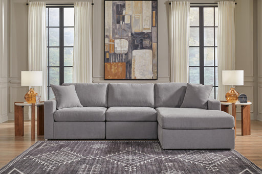 Modmax Granite 3-Piece Sectional Sofa Storage Chaise - 92104S79