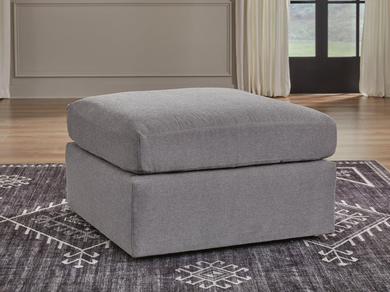 Modmax Granite 6-Piece Sectional and Oversized Accent Ottoman - 92104U25