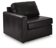 Modmax II Black Left-Arm Facing Corner Chair - 7430564