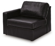 Modmax II Black Left-Arm Facing Corner Chair - 7430564