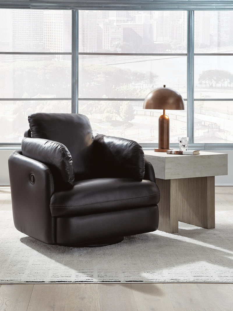 Modmax II Black Swivel Glider Recliner - 7430561